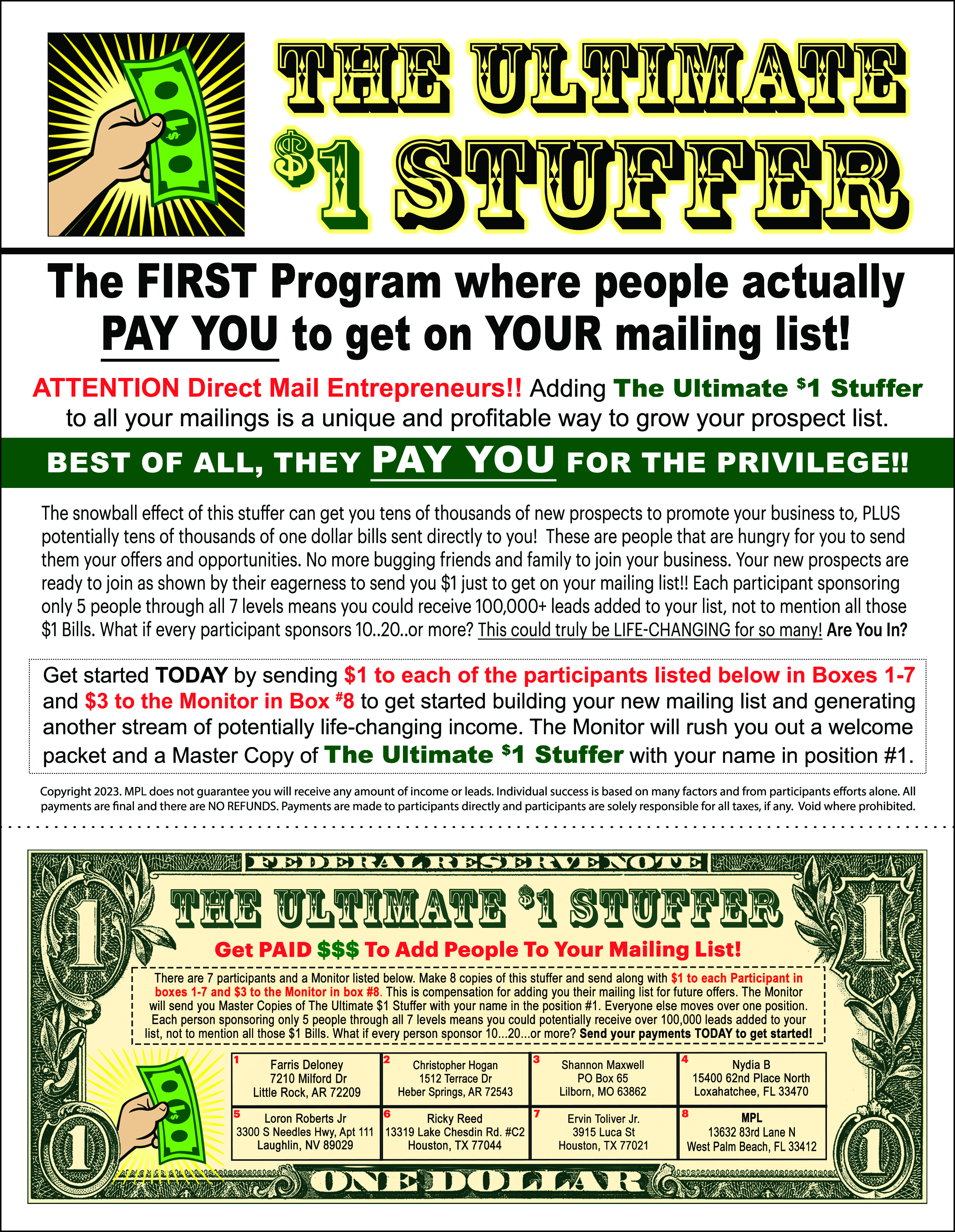 The Ultimate $1 Stuffer